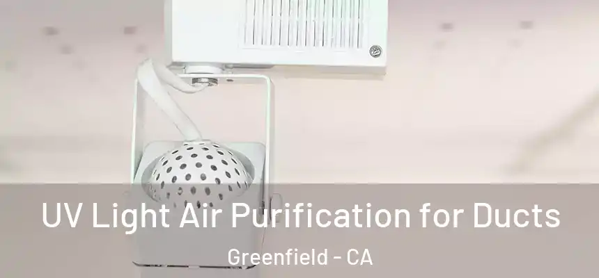  UV Light Air Purification for Ducts Greenfield - CA